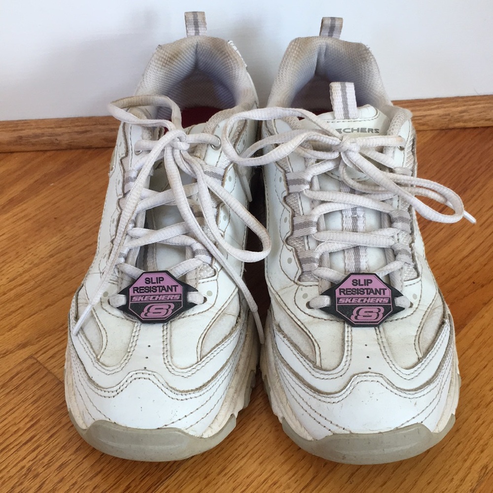 Sketchers Women’s Shoes 8.5 White Sketchers Work slip Resistant